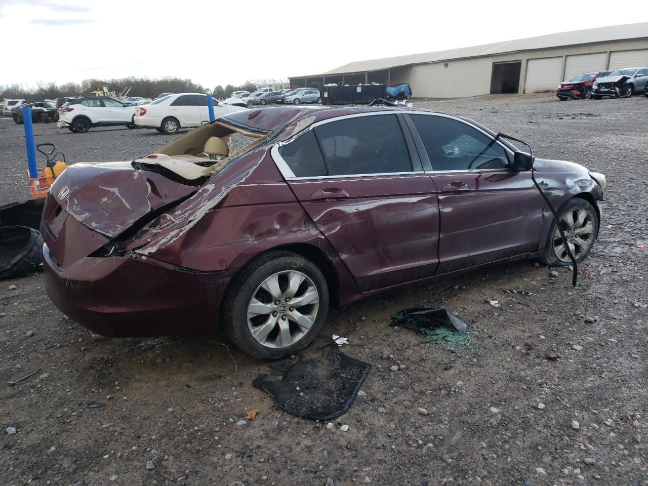 2009 Honda Accord VIN 1HGCP268X9A052360 Copart auction photo, all over / undercarriage damage thumbnail 3