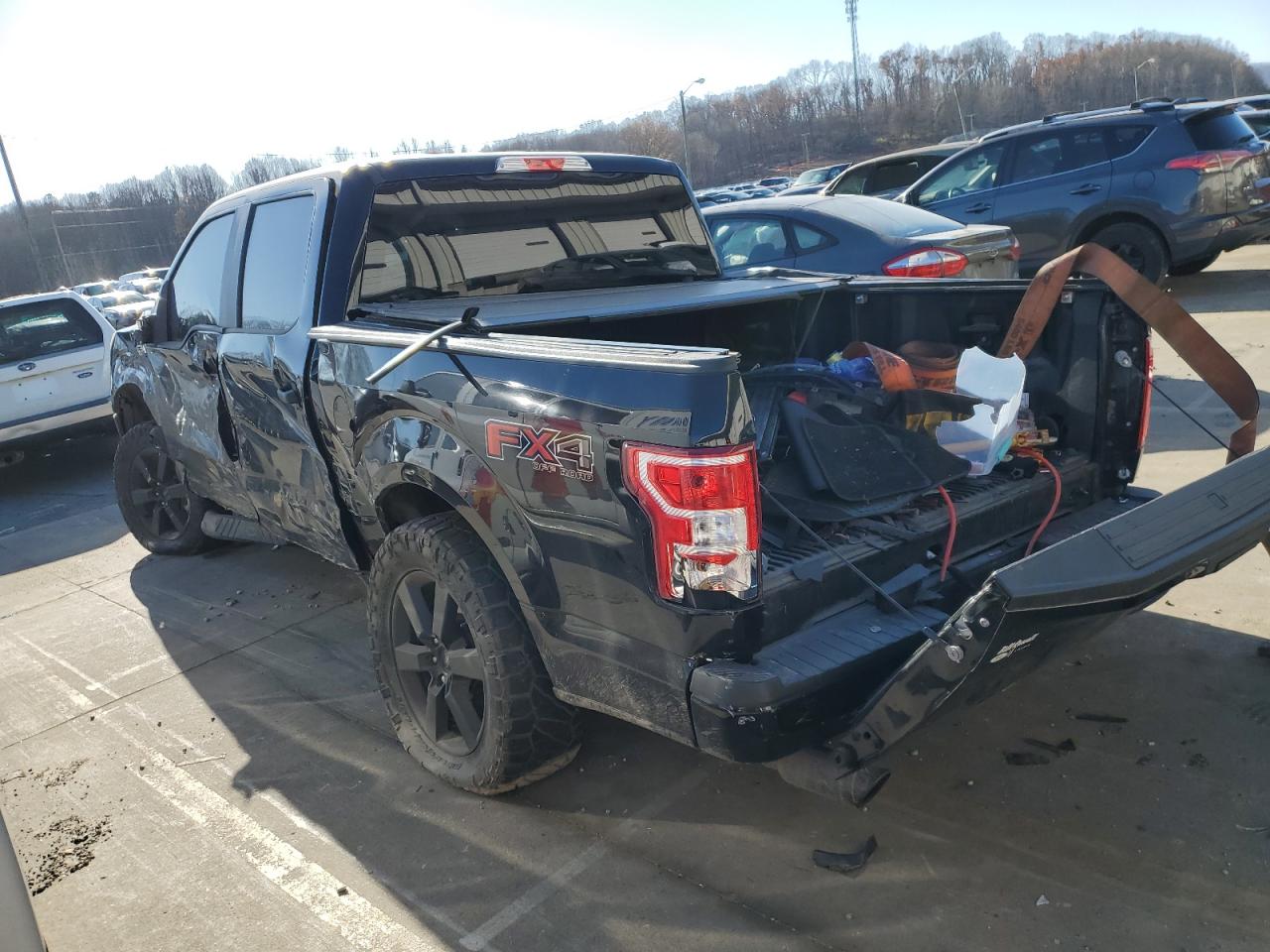 2020 Ford F-150 VIN 1FTEW1E5XLKE77560 Copart auction photo, all over damage thumbnail 2