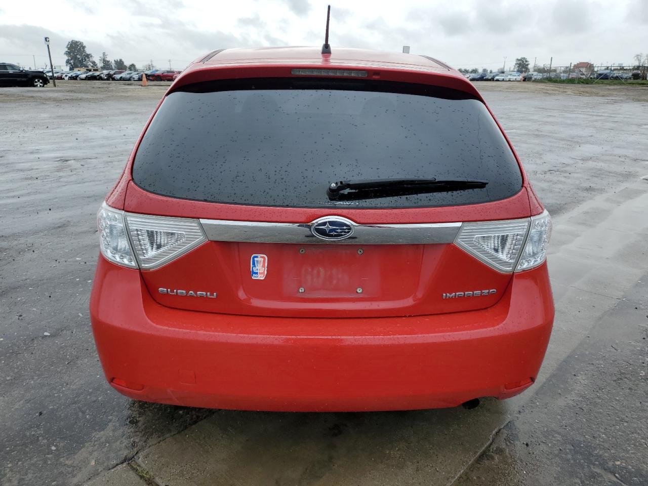2009 Subaru Impreza VIN JF1GH61629H800493 Copart auction photo, front end damage thumbnail 6
