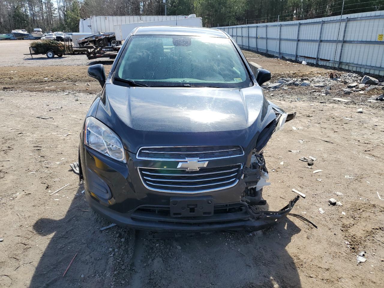 2016 Chevrolet Trax VIN KL7CJKSB0GB547687 Copart auction photo, front end / undercarriage damage thumbnail 5