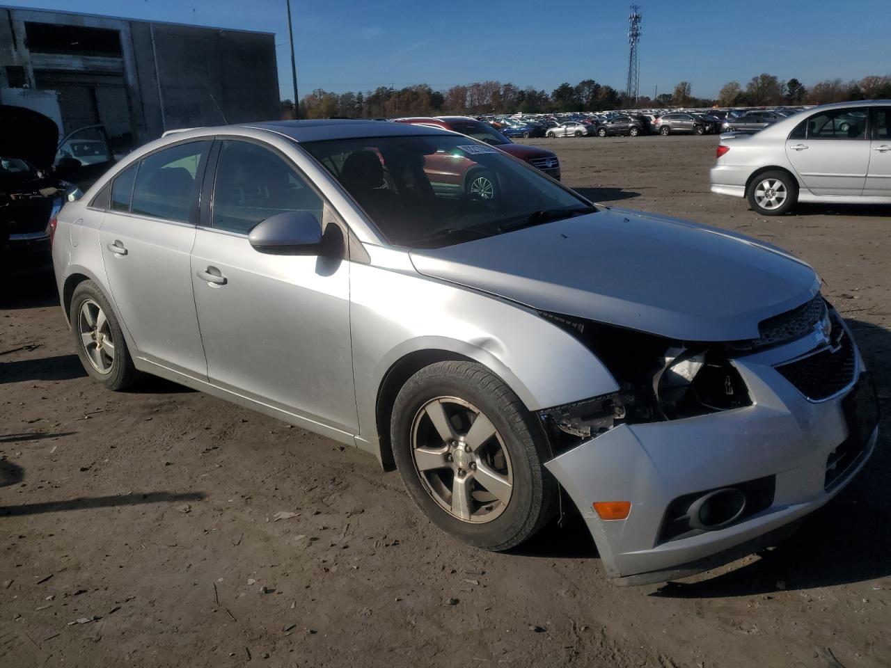 2012 Chevrolet Cruze VIN 1G1PF5SC5C7405843 Copart auction photo, front end / minor dent/scratches damage thumbnail 4