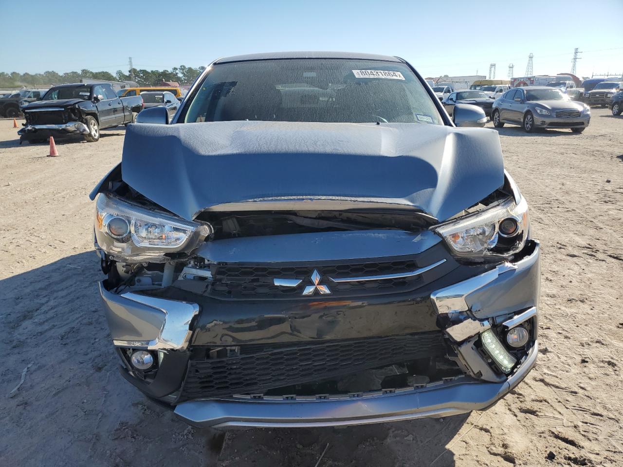 2019 Mitsubishi Outlander VIN JA4AP4AU2KU012276 Copart auction photo, front end damage thumbnail 5