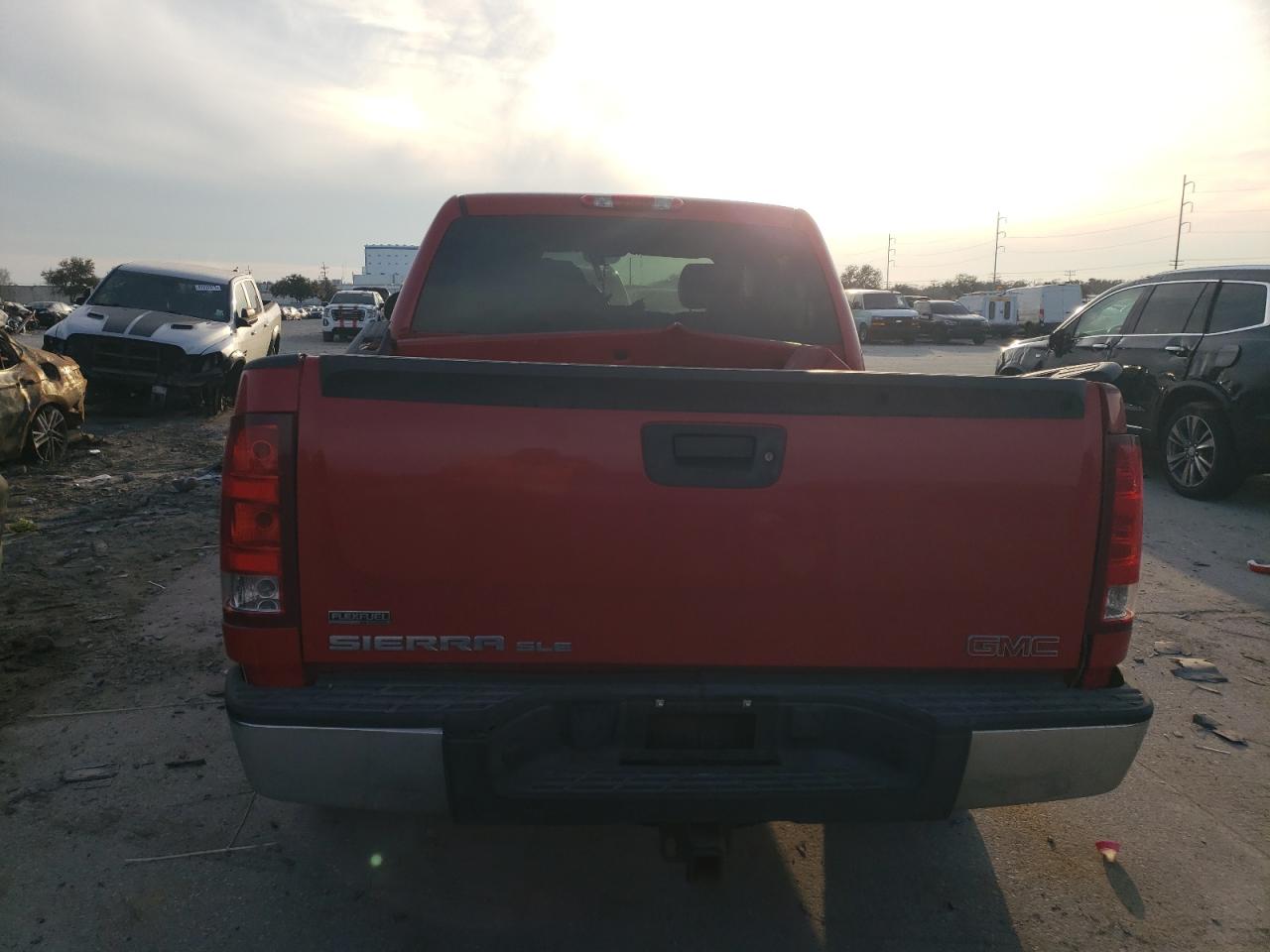 2011 GMC Sierra VIN 3GTP2VE37BG380767 Copart auction photo, all over damage thumbnail 6