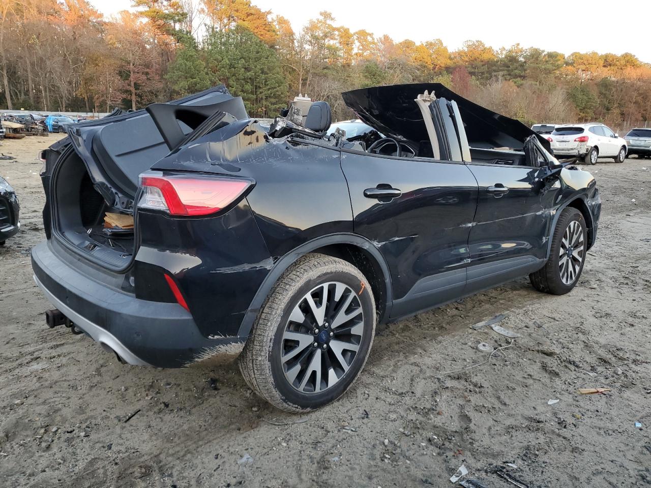 2020 Ford Escape VIN 1FMCU9H98LUB22624 Copart auction photo, mechanical / all over damage thumbnail 3