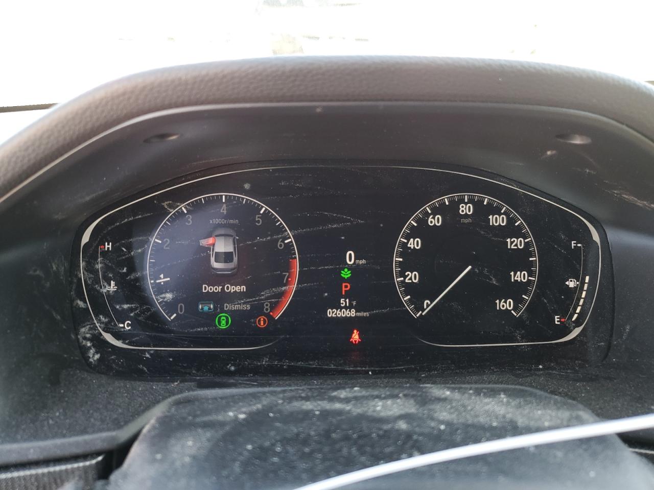 2022 Honda Accord VIN 1HGCV1F38NA071066 Copart auction photo, rear end damage thumbnail 9