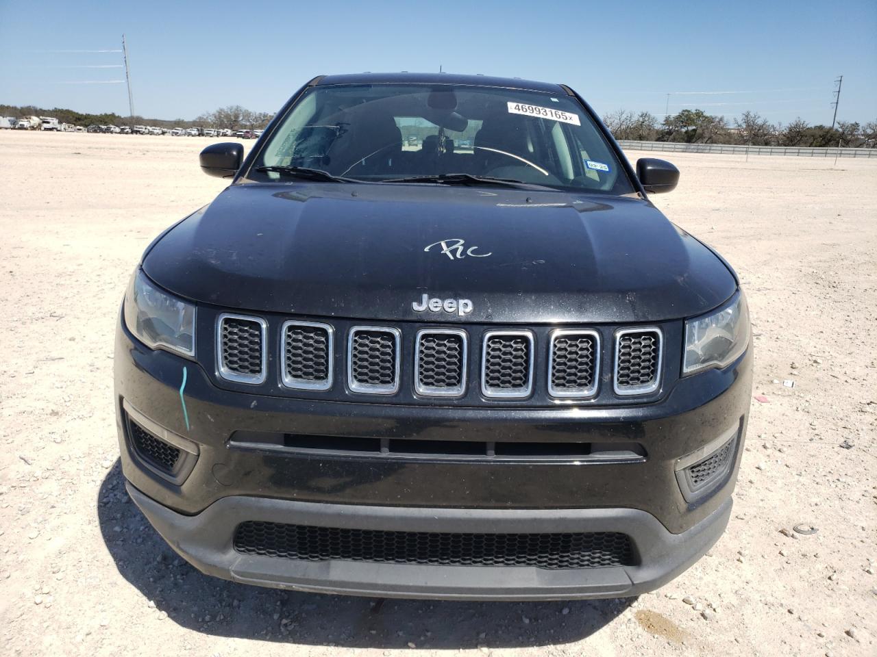 2018 Jeep Compass VIN 3C4NJCAB7JT327651 Copart auction photo, rear end / mechanical damage thumbnail 5