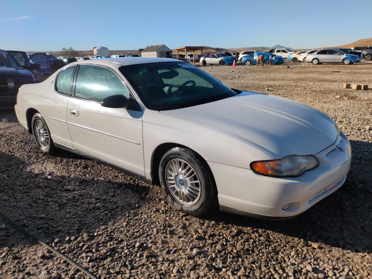 2001 Chevrolet Monte Carlo VIN 2G1WW12E719145592 Copart auction photo, side / front end damage thumbnail 4