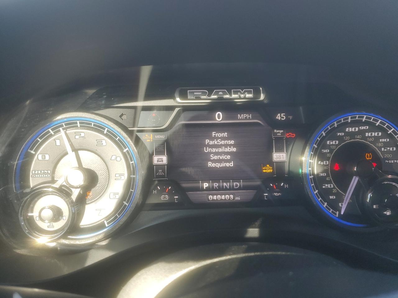 2019 RAM 1500 VIN 1C6SRFPT8KN716384 Copart auction photo, front end / side damage thumbnail 9