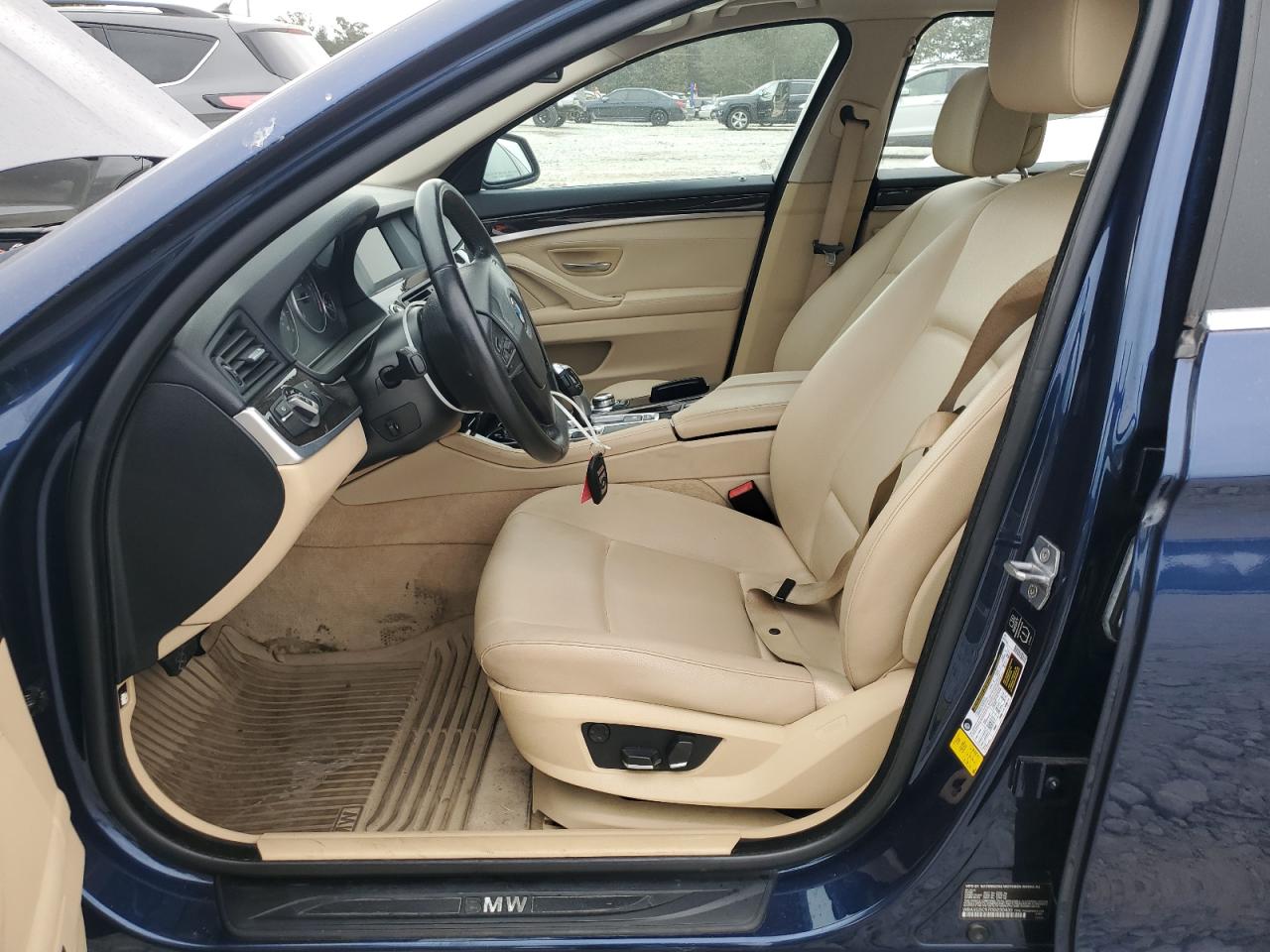 2013 BMW 5er VIN WBAXG5C57DD230435 Copart auction photo, front end damage thumbnail 7