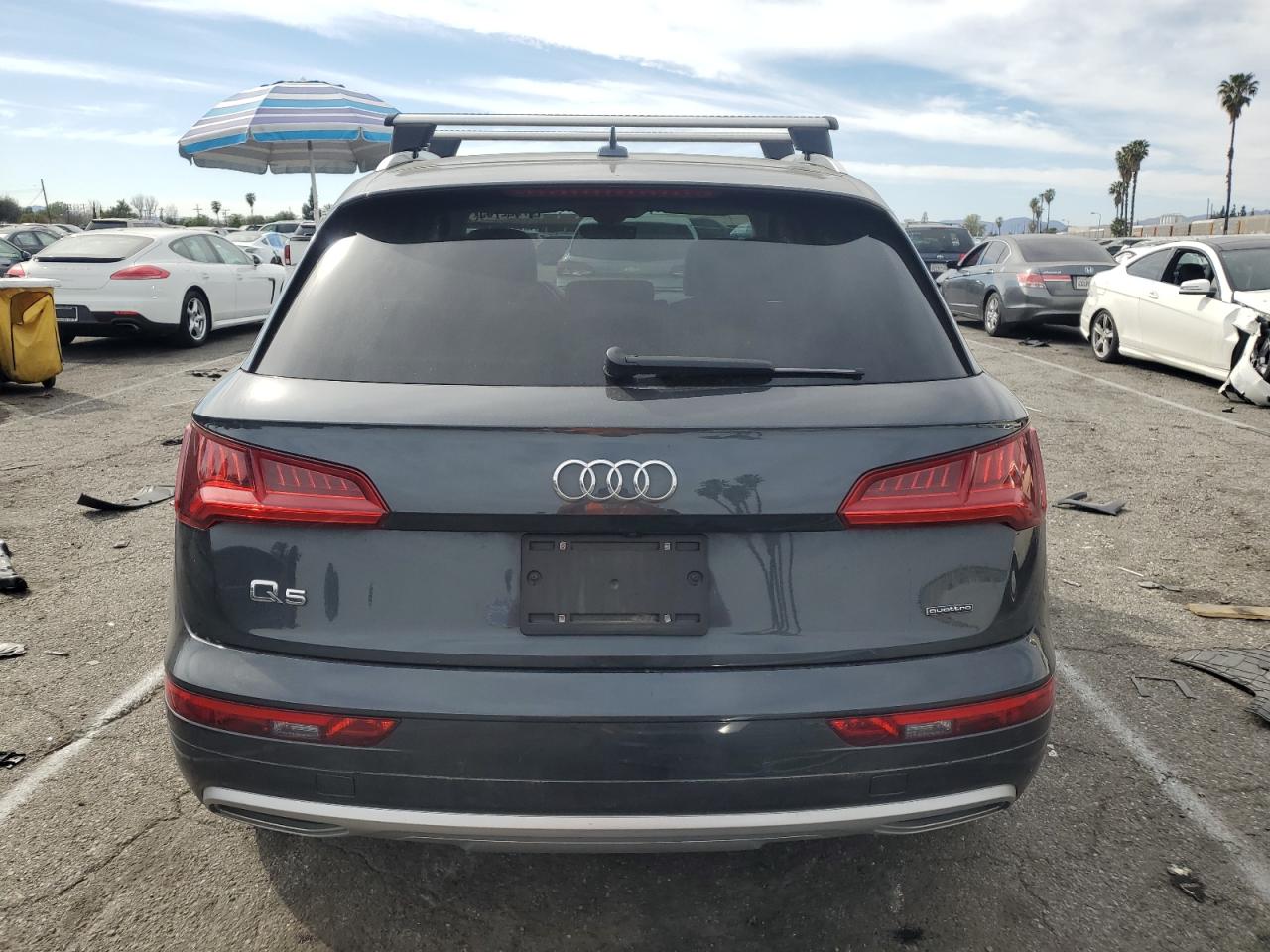 2019 Audi Q5 VIN WA1BNAFY6K2138575 Copart auction photo, front end / undercarriage damage thumbnail 6