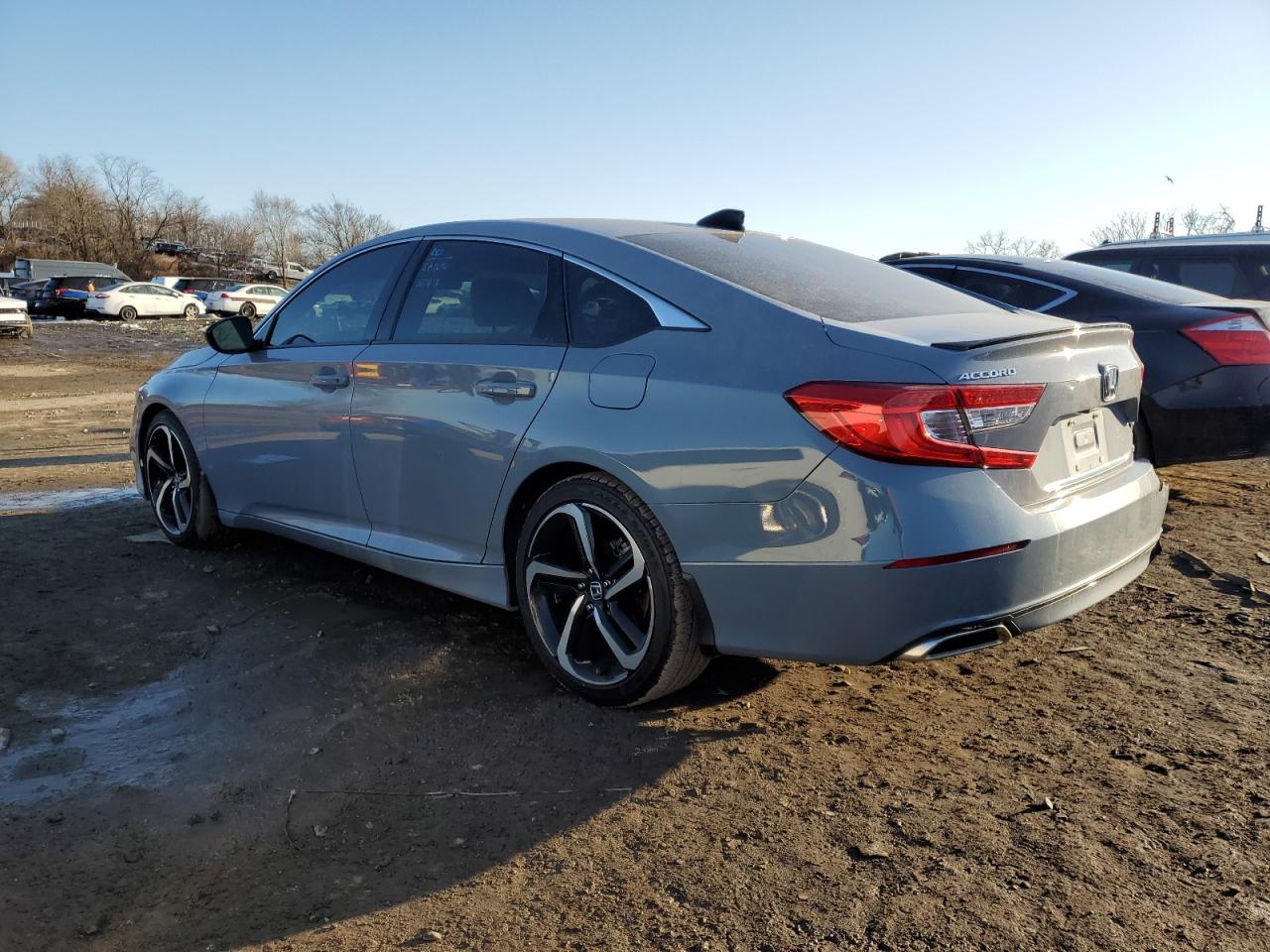 2021 Honda Accord VIN 1HGCV1F39MA010534 Copart auction photo, rear end damage thumbnail 2