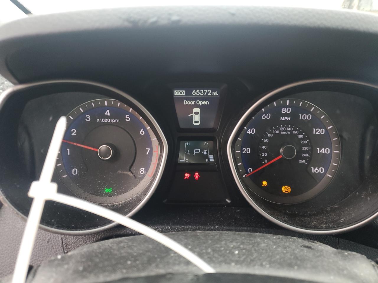 2013 Hyundai Elantra VIN KMHD35LE0DU091021 Copart auction photo, front end / side damage thumbnail 9