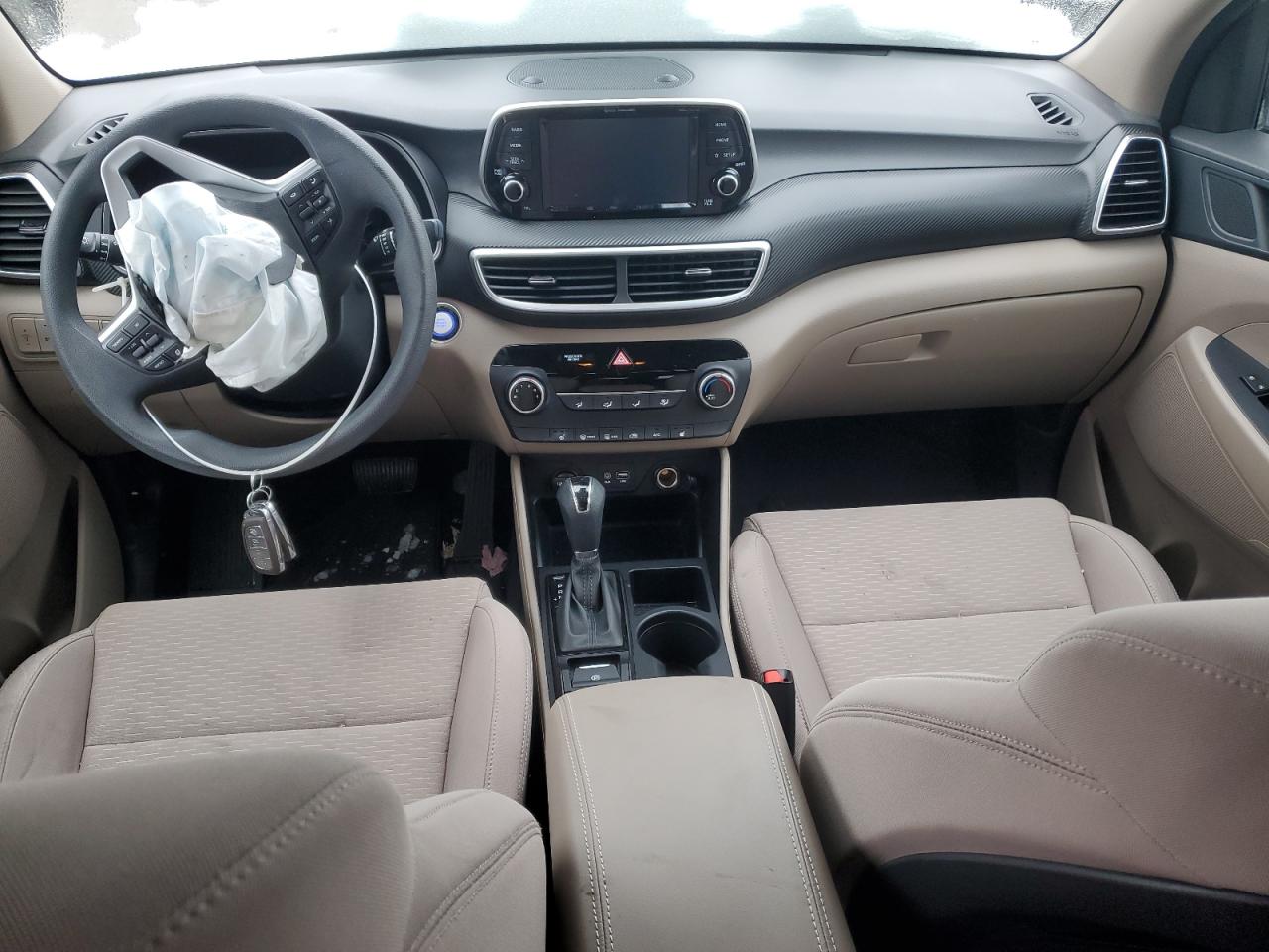 2020 Hyundai Tucson VIN KM8J3CA44LU202122 Copart auction photo, undercarriage / front end damage thumbnail 8