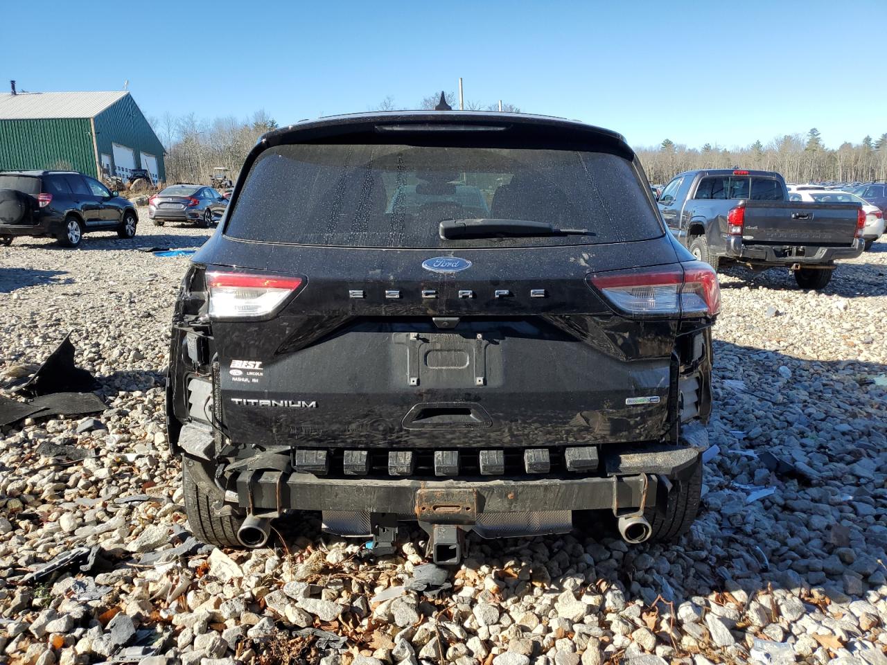 2020 Ford Escape VIN 1FMCU9J98LUB53446 Copart auction photo, rear end / minor dent/scratches damage thumbnail 6