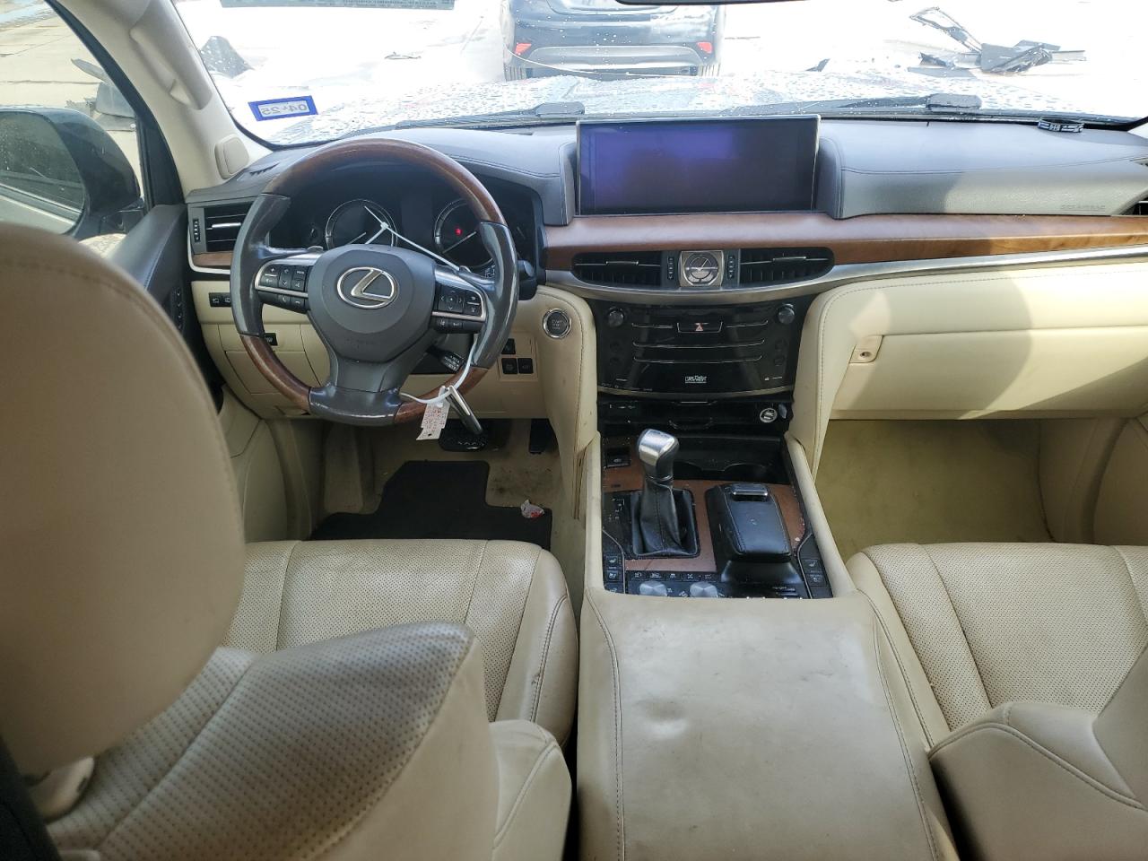 2016 Lexus LX VIN JTJHY7AX7G4203967 Copart auction photo, front end damage thumbnail 8