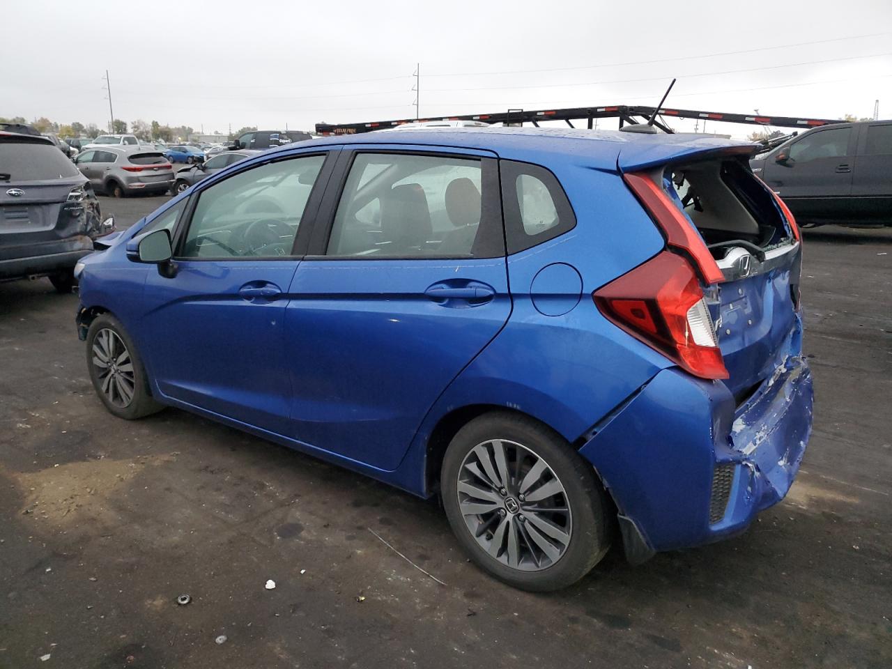 2015 Honda Fit VIN 3HGGK5H80FM709146 Copart auction photo, all over damage thumbnail 2