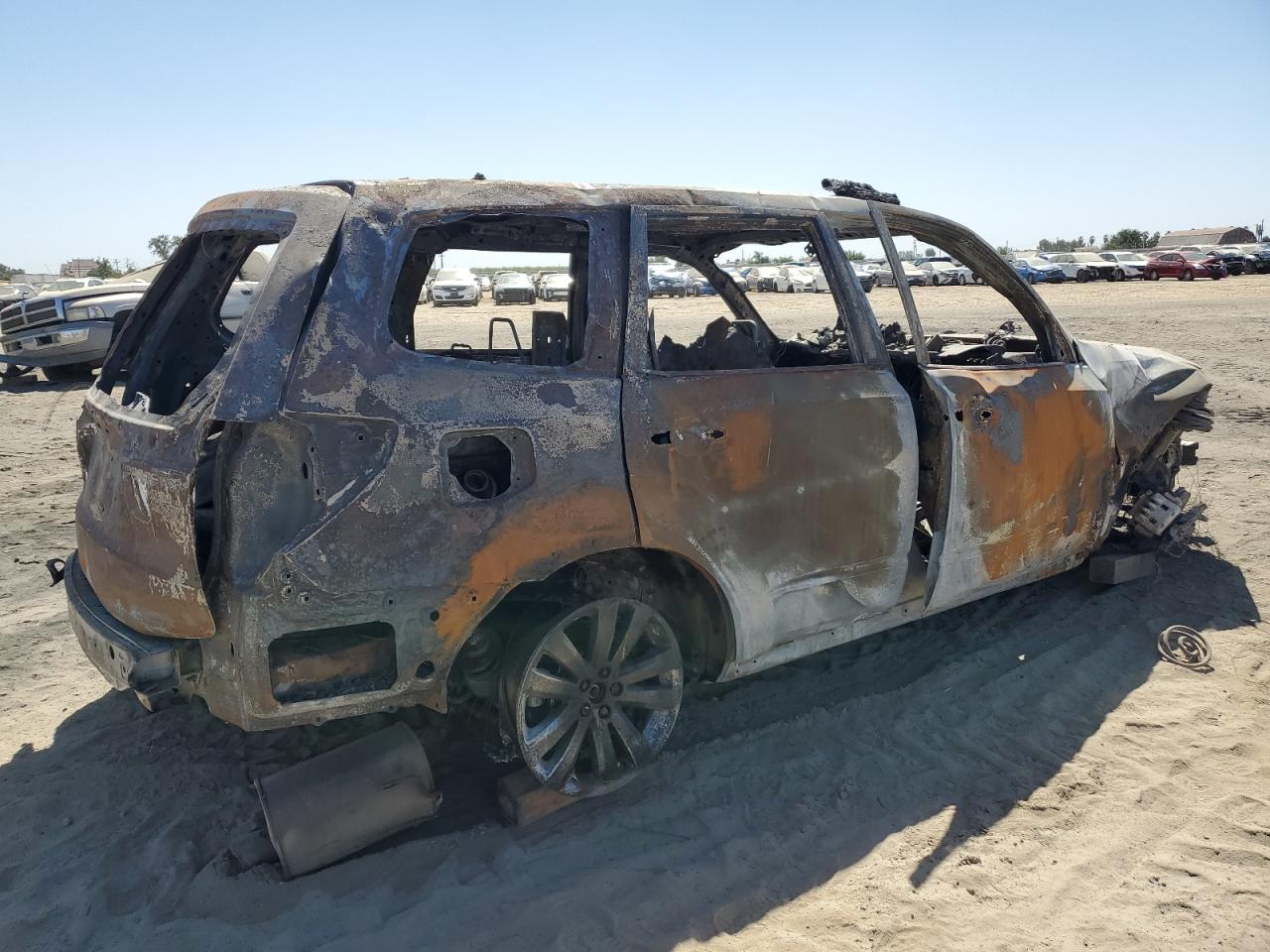 2013 Subaru Forester VIN JF2SHAEC8DH425016 Copart auction photo, burn damage thumbnail 3