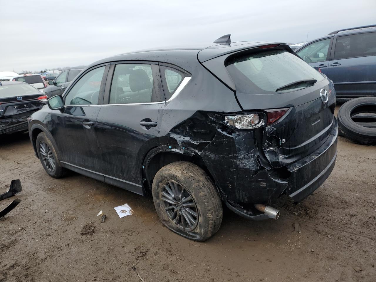 2020 Mazda CX-5 VIN JM3KFABM2L0763355 Copart auction photo, rear end / minor dent/scratches damage thumbnail 2