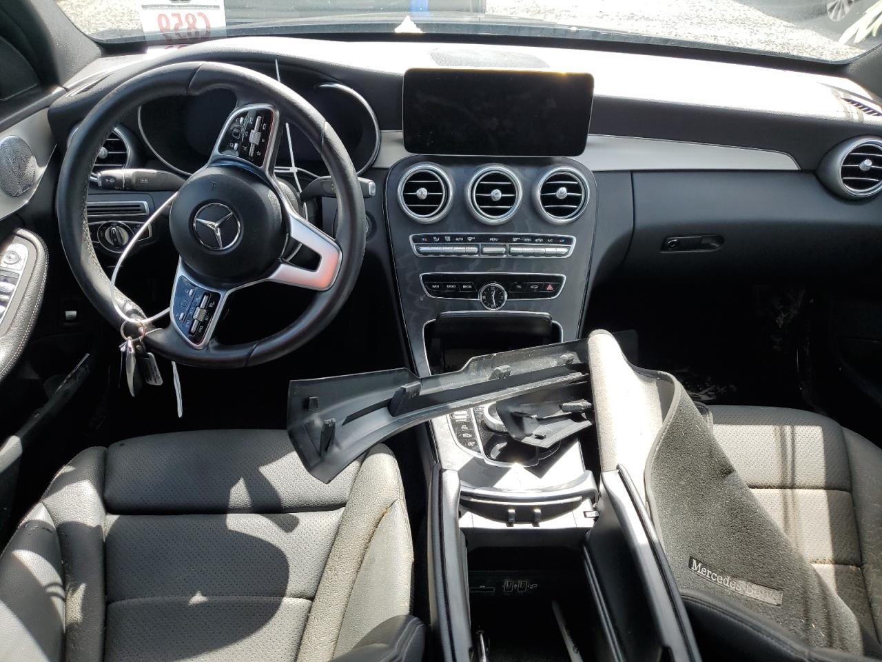 2021 Mercedes-Benz C-klasse VIN W1KWF8DB2MR651804 Copart auction photo, water/flood damage thumbnail 8