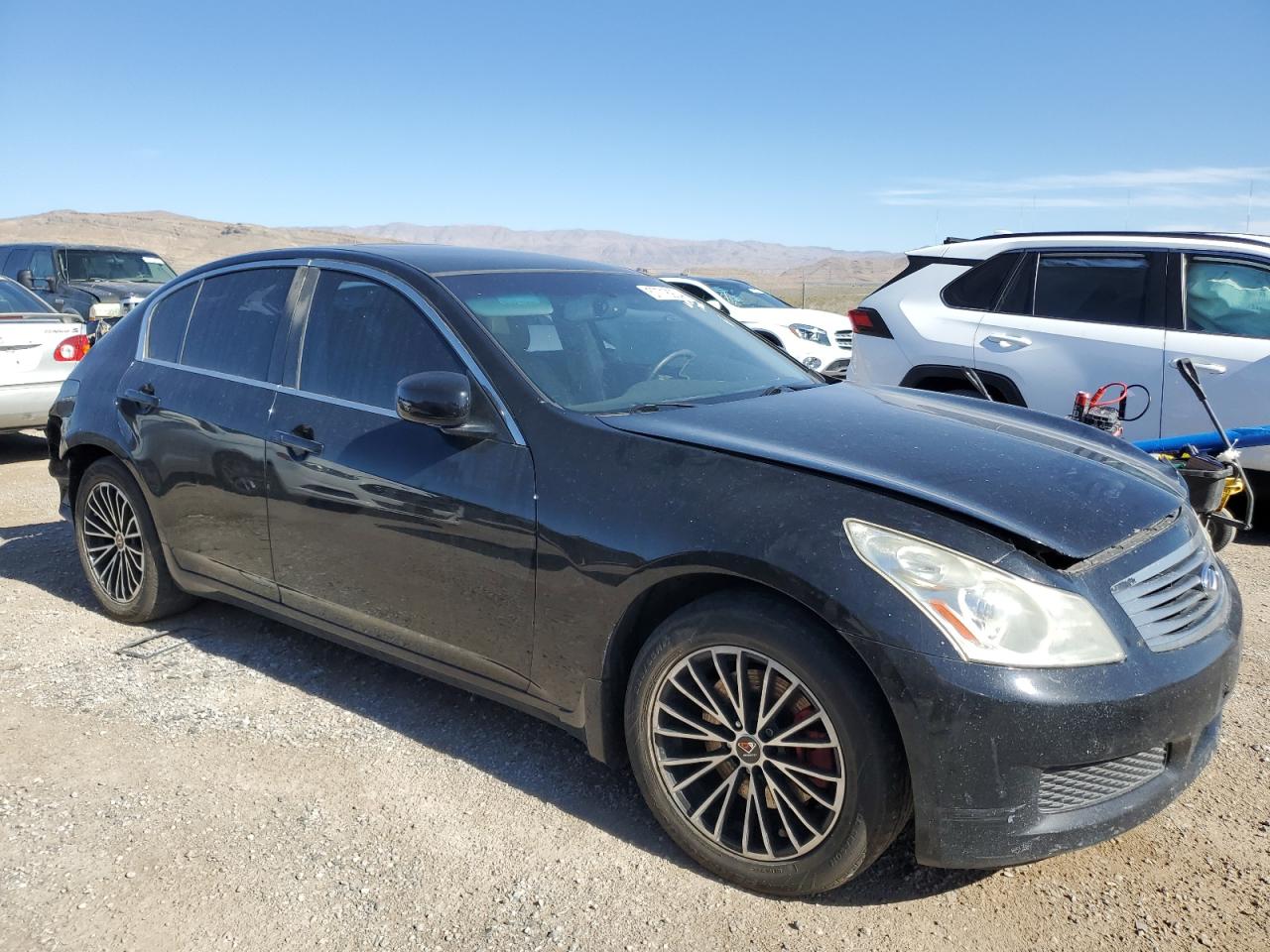 2008 Infiniti G VIN JNKBV61F58M255374 Copart auction photo, rear end damage thumbnail 4