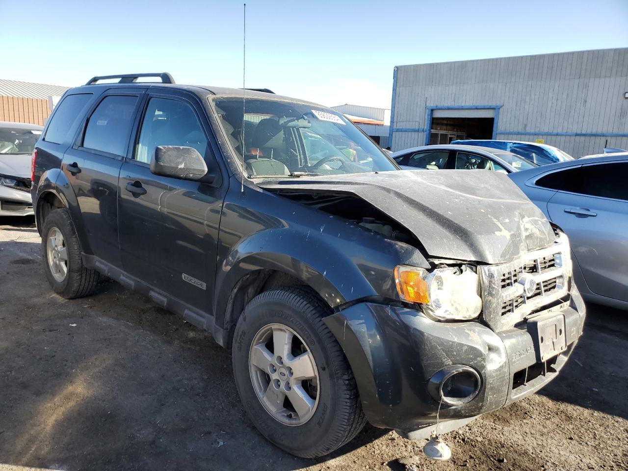 2008 Ford Escape VIN 1FMCU03ZX8KC64639 Copart auction photo, front end / mechanical damage thumbnail 4