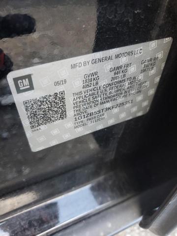 2019 Chevrolet Malibu VIN 1G1ZB5ST3KF225351 Copart auction photo, water/flood / all over damage thumbnail 12