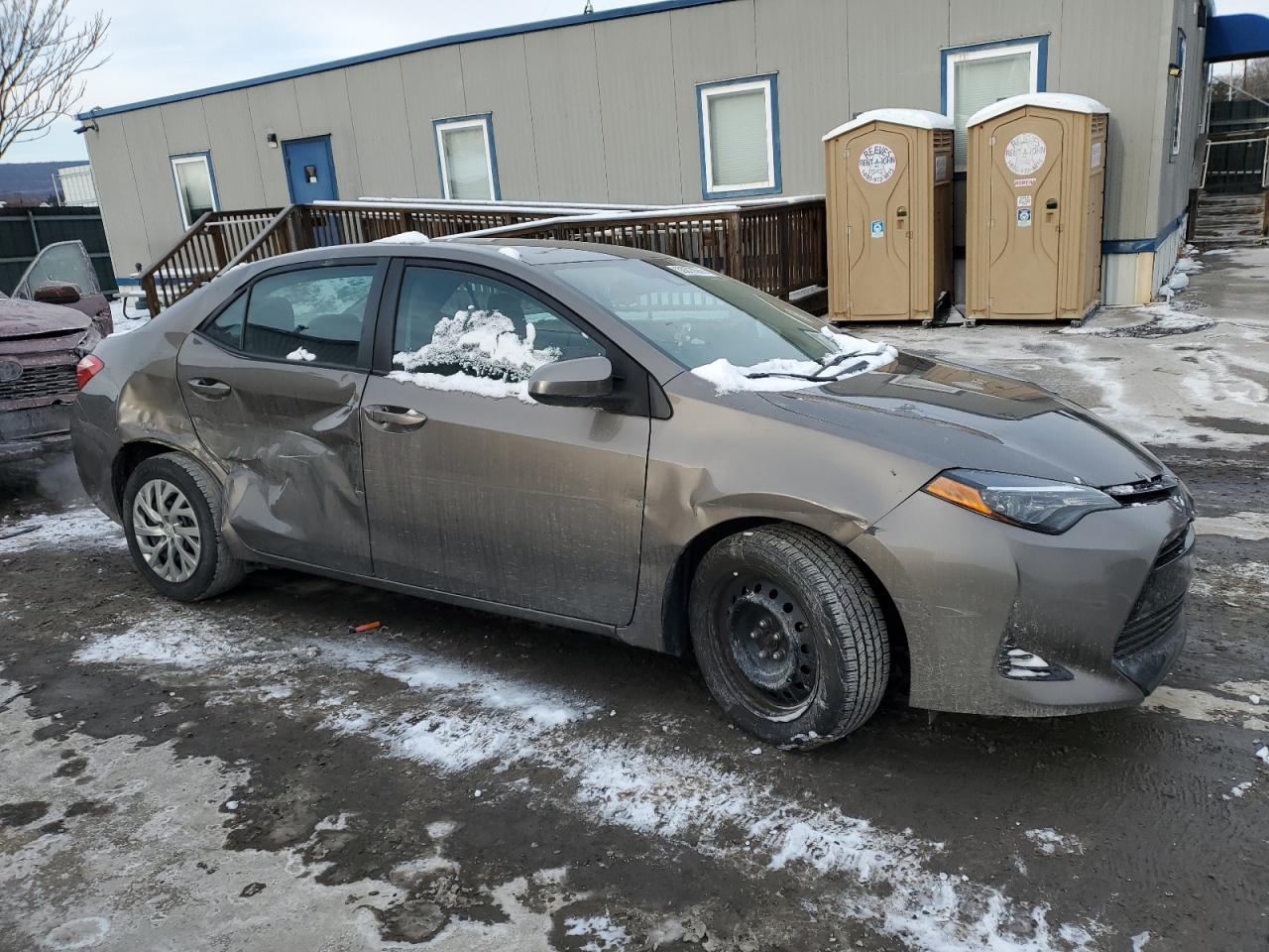 2019 Toyota Corolla VIN 2T1BURHEXKC131740 Copart auction photo, side / front end damage thumbnail 4