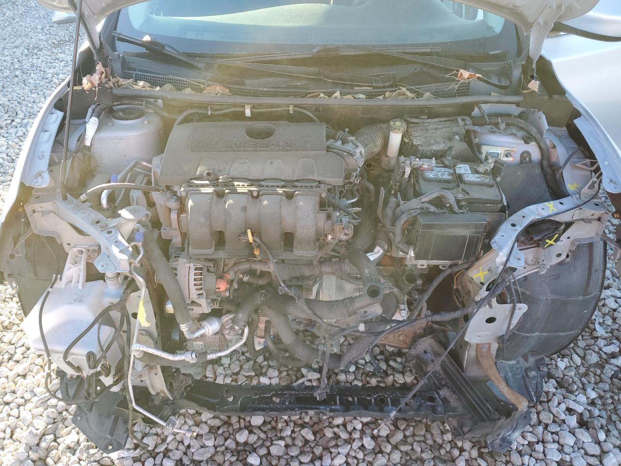 2019 Nissan Sentra VIN 3N1AB7AP8KL609140 Copart auction photo, front end damage thumbnail 11