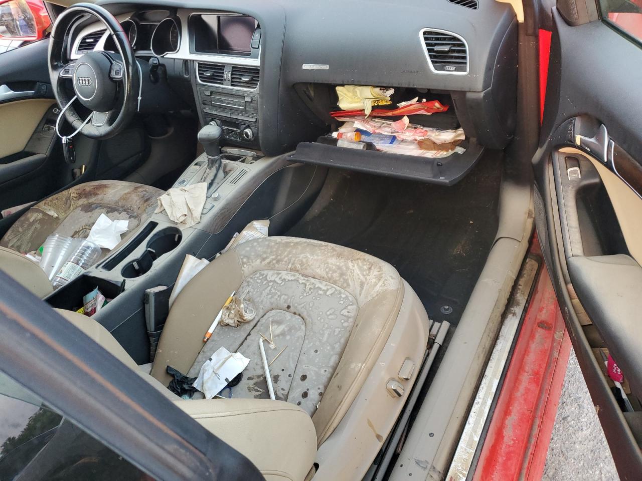 2016 Audi A5 VIN WAUD2AFR8GA009294 Copart auction photo, water/flood damage thumbnail 8
