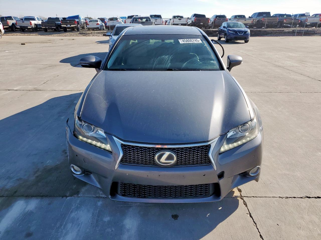 2014 Lexus GS VIN JTHBE1BL4E5043076 Copart auction photo, front end / rear end damage thumbnail 5