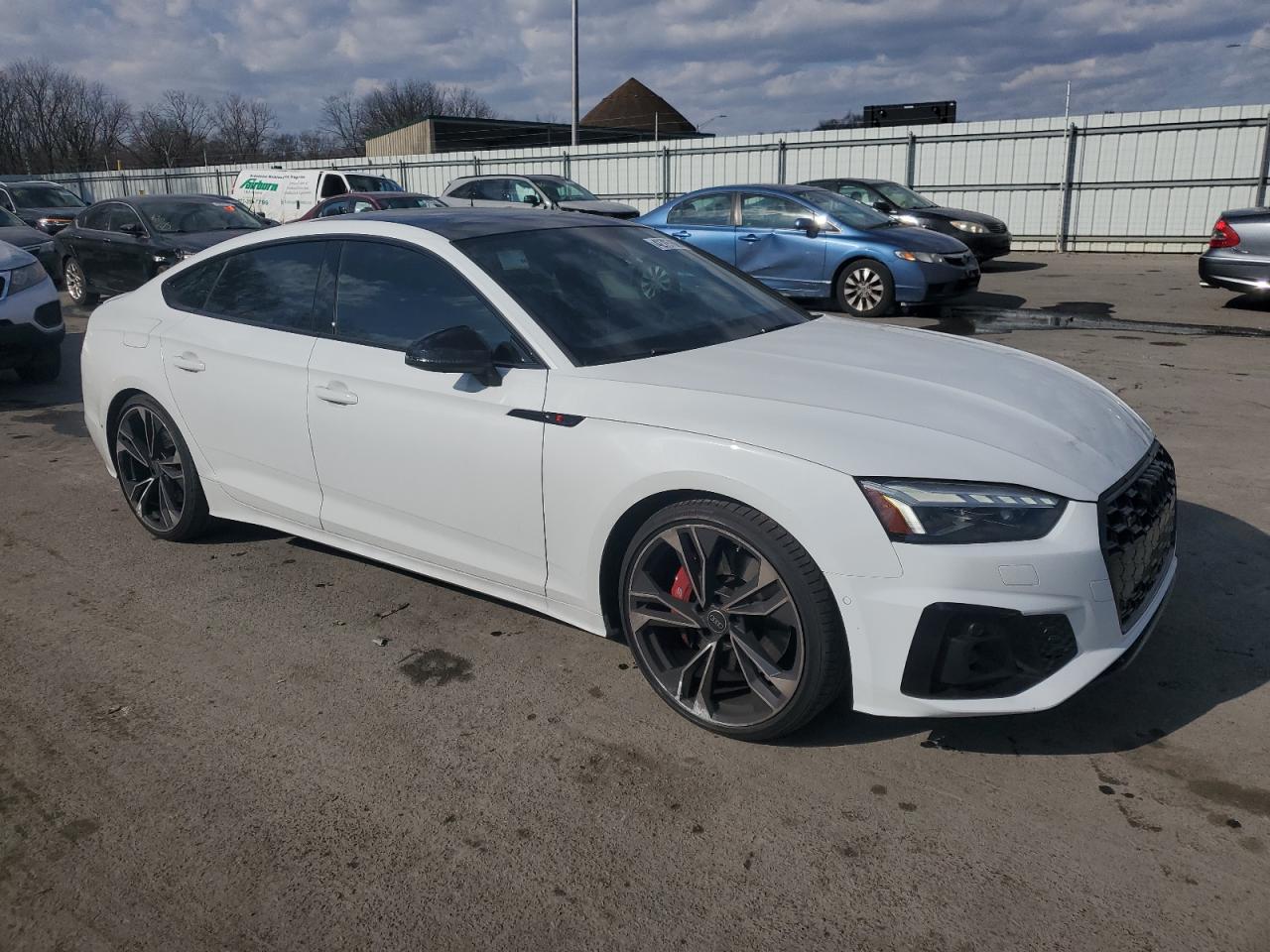 2023 Audi RS5 VIN WAUB4DF53PA014192 Copart auction photo, rear end damage thumbnail 4