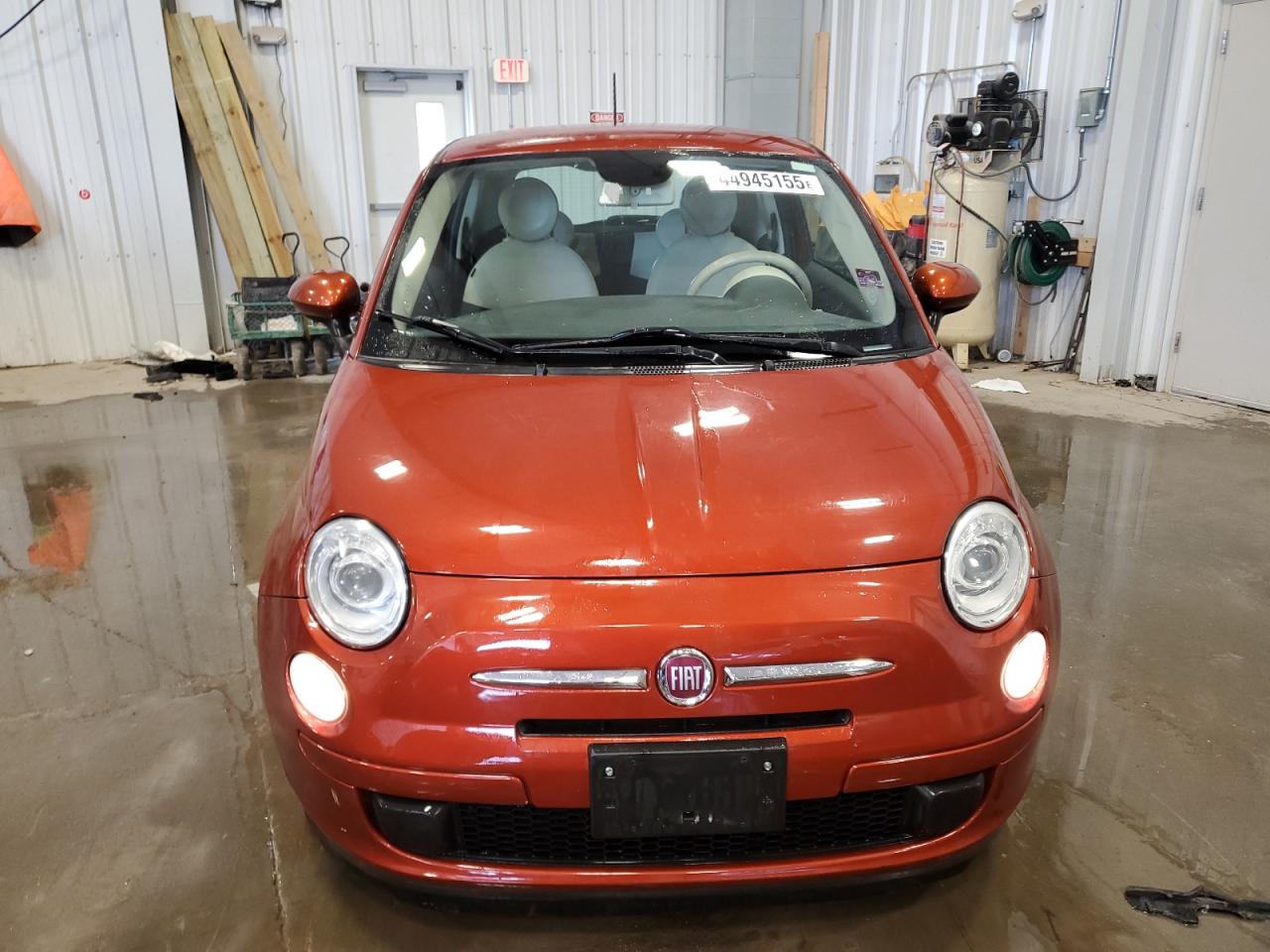 2013 Fiat 500 VIN 3C3CFFAR2DT738519 Copart auction photo, rear end damage thumbnail 5