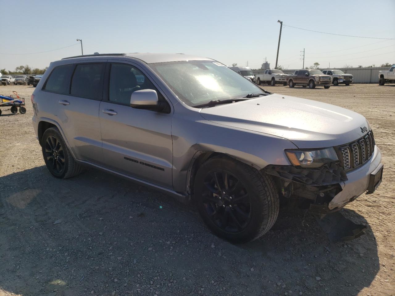 2018 Jeep Grand Cherokee VIN 1C4RJEAG7JC455196 Copart auction photo, front end damage thumbnail 4