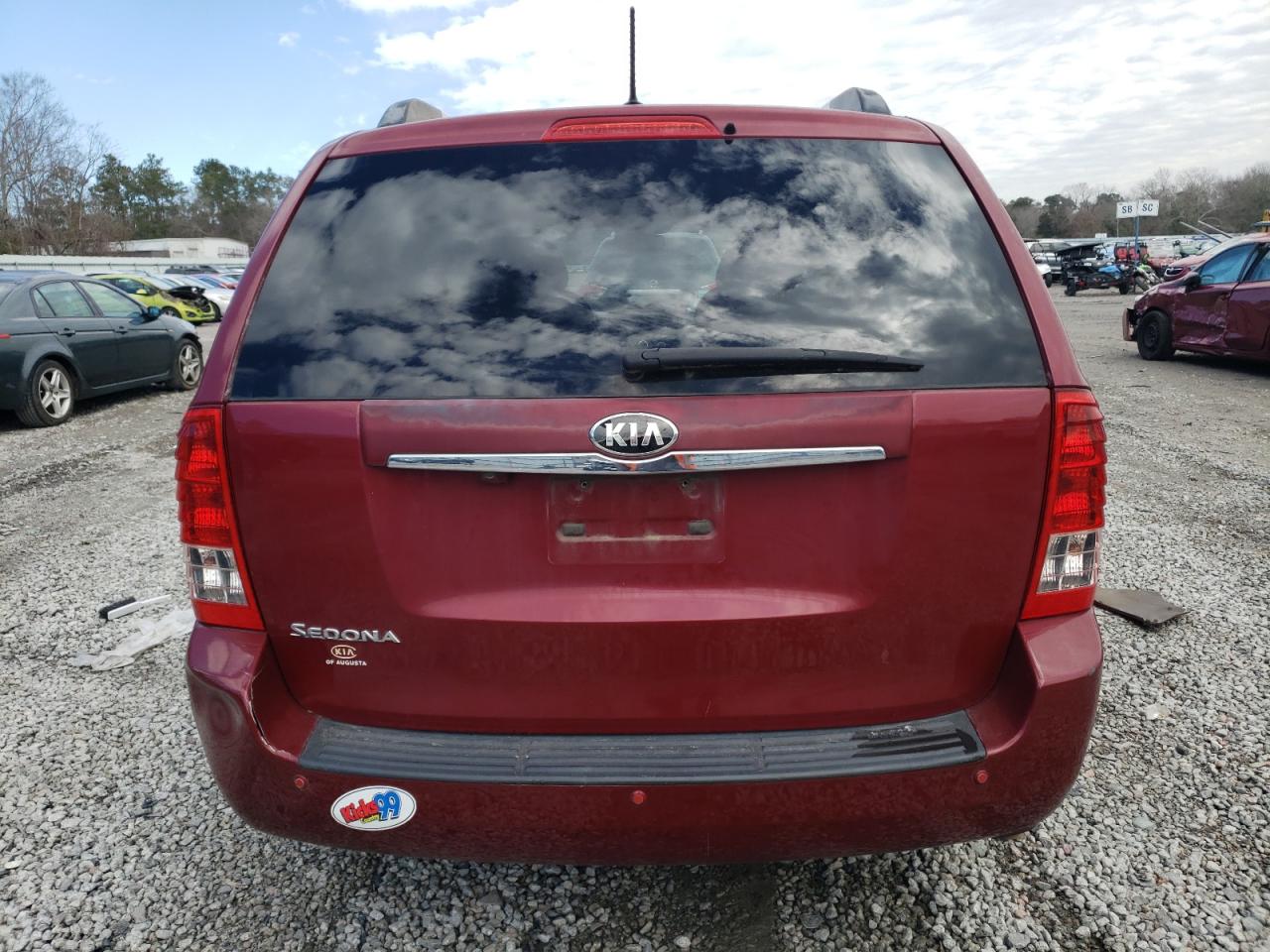 2014 KIA Sedona VIN KNDMG4C72E6564721 Copart auction photo, front end damage thumbnail 6