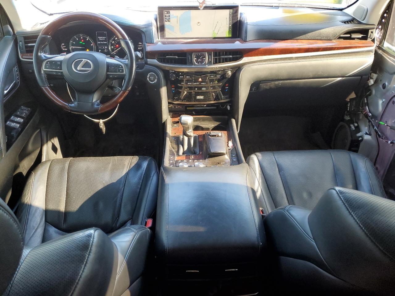 2016 Lexus LX VIN JTJHY7AXXG4202425 Copart auction photo, front end / side damage thumbnail 8