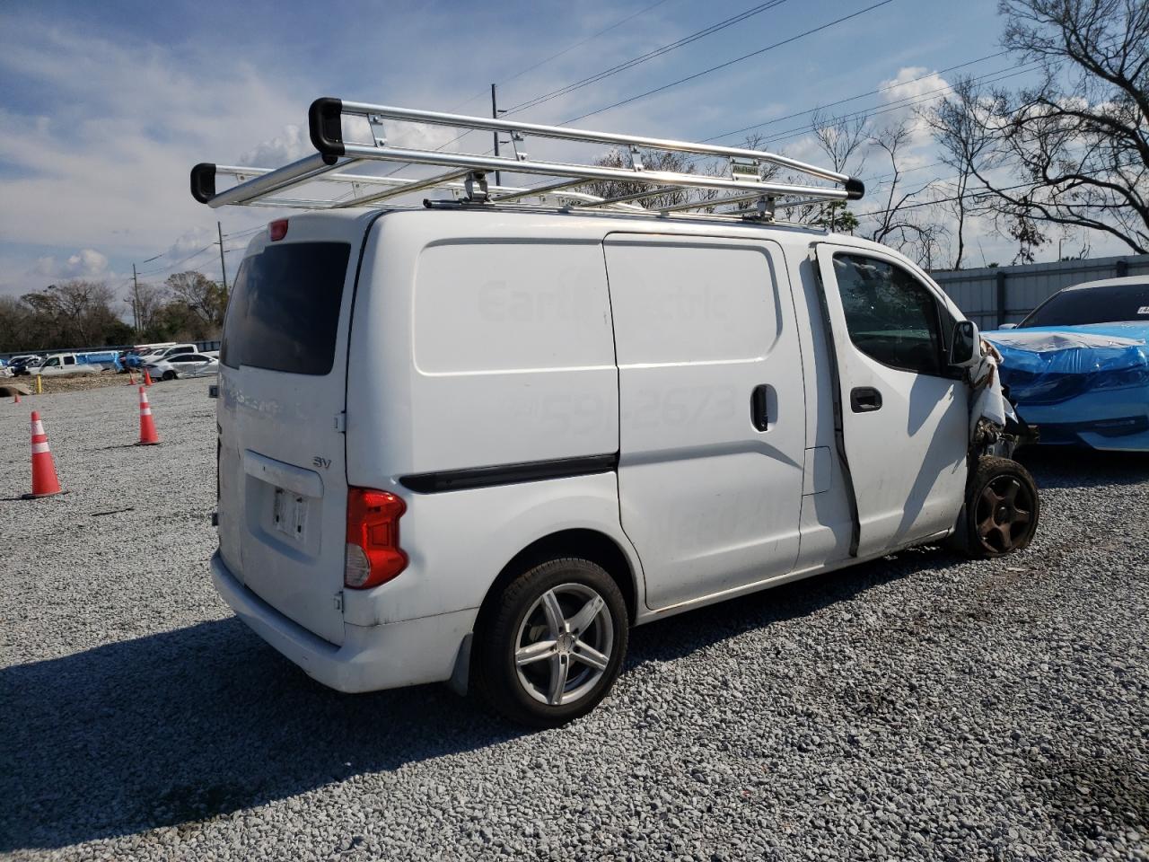 2015 Nissan NV VIN 3N6CM0KN4FK716084 Copart auction photo, front end / rollover damage thumbnail 3