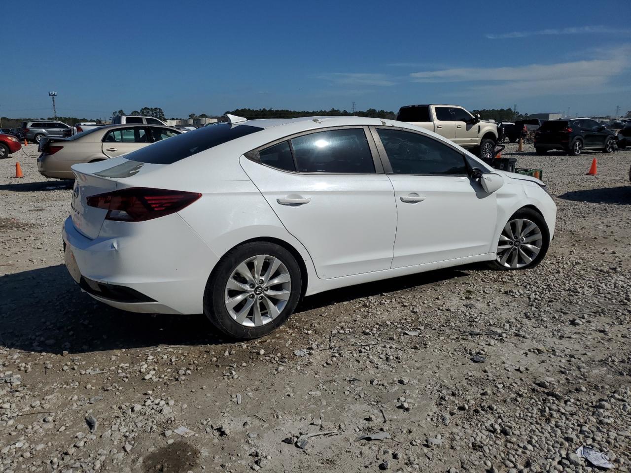 2019 Hyundai Elantra VIN 5NPD84LF1KH413326 Copart auction photo, front end / side damage thumbnail 3