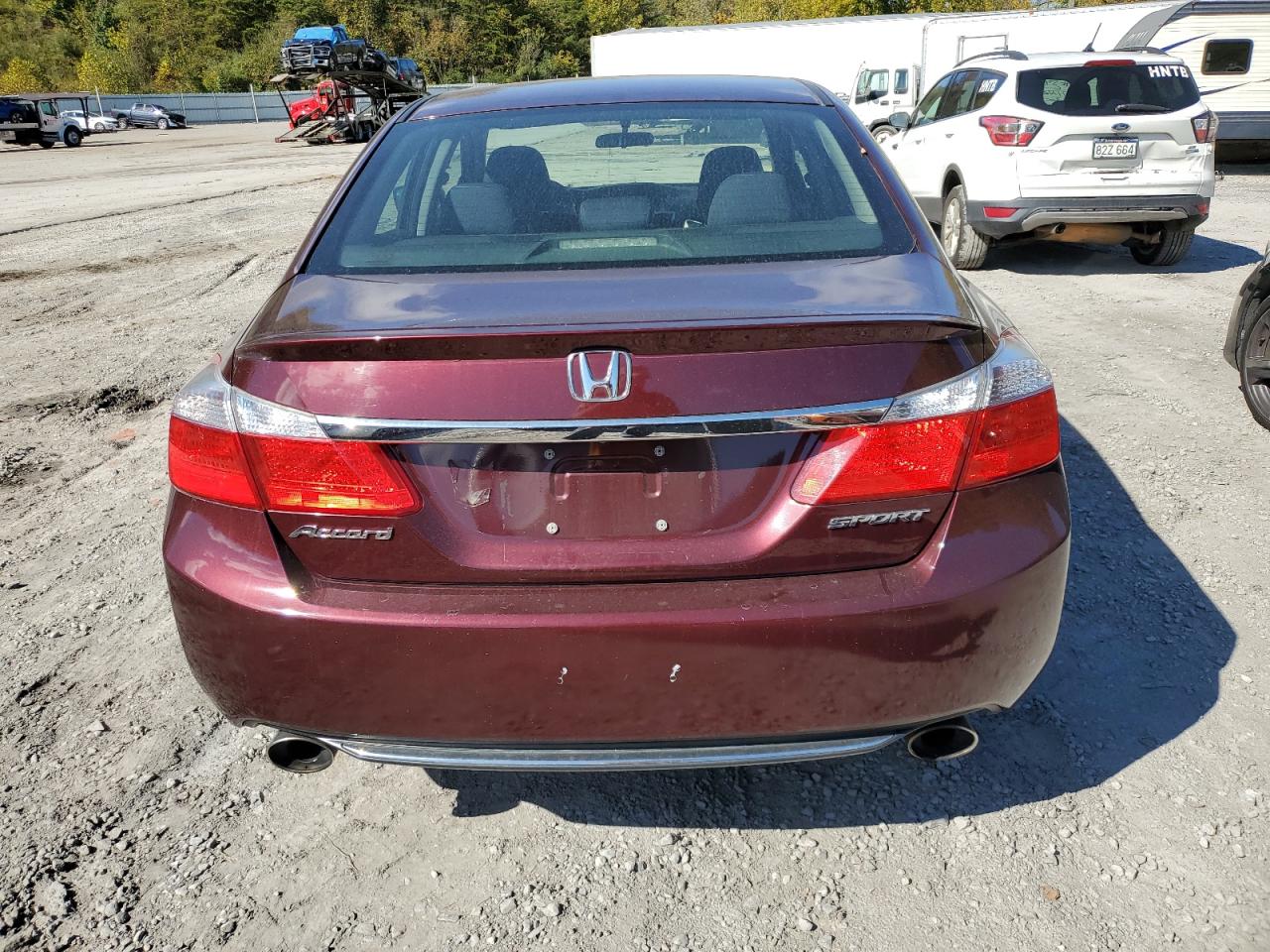 2015 Honda Accord VIN 1HGCR2F53FA048937 Copart auction photo, front end / side damage thumbnail 6