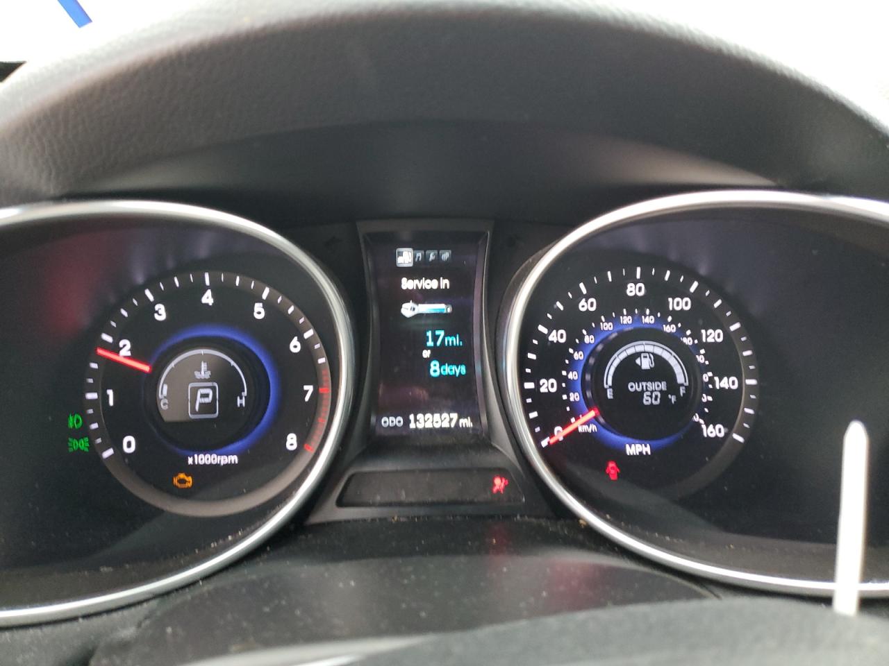 2014 Hyundai Santa Fe VIN 5XYZU3LA9EG125176 Copart auction photo, front end damage thumbnail 9