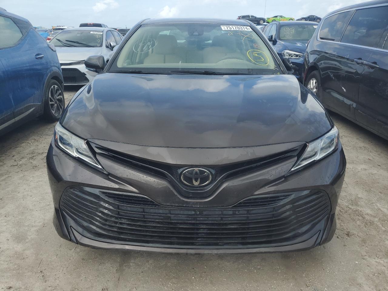 2019 Toyota Camry VIN 4T1B11HK9KU181205 Copart auction photo, water/flood damage thumbnail 5