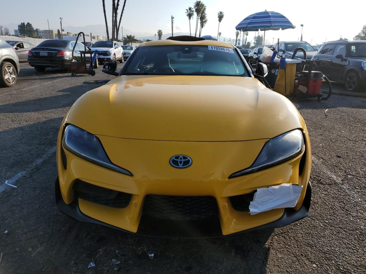 2020 Toyota Supra VIN WZ1DB4C09LW027621 Copart auction photo, side / minor dent/scratches damage thumbnail 5