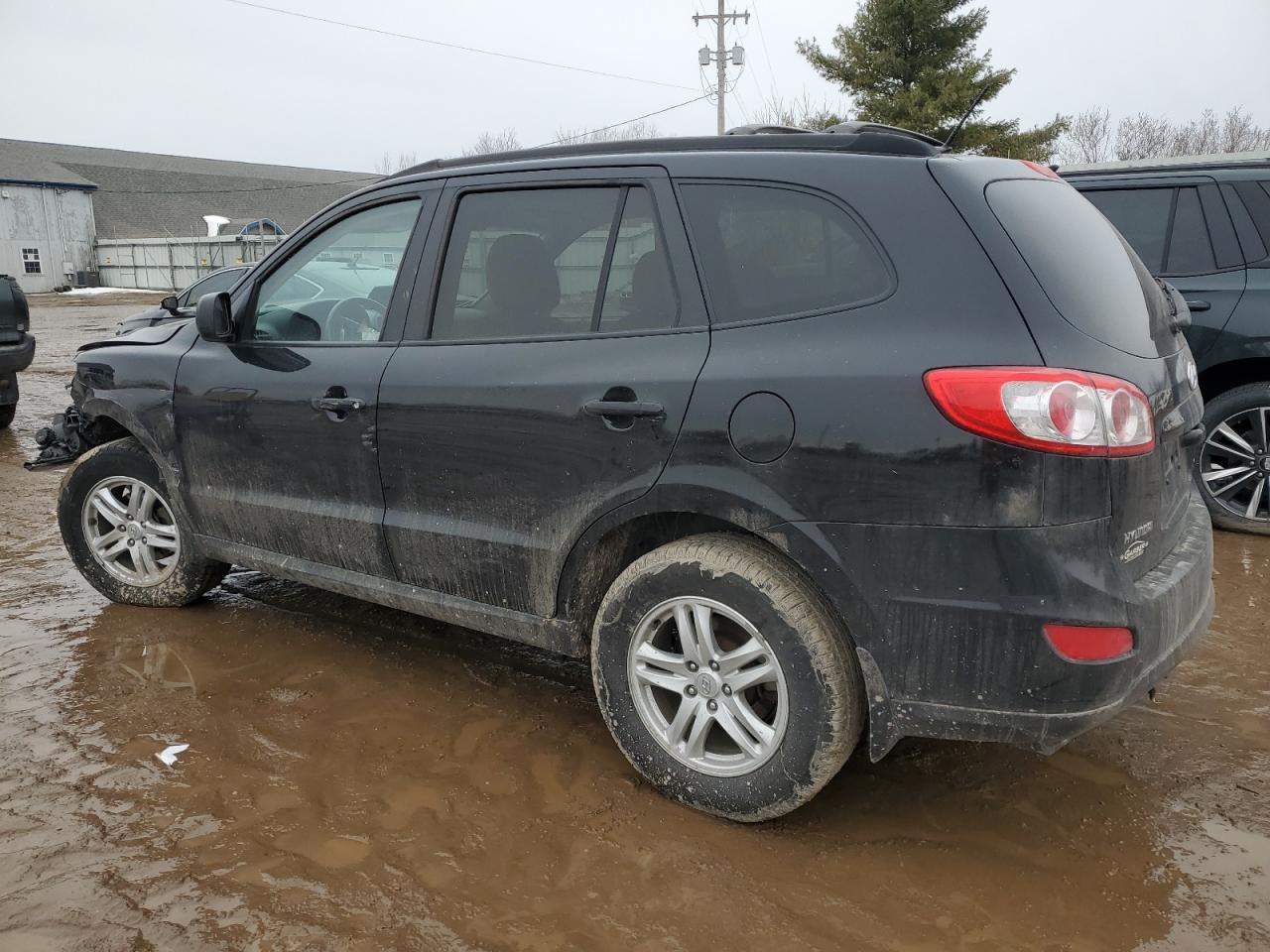 2010 Hyundai Santa Fe VIN 5NMSGDAB5AH400049 Copart auction photo, front end / mechanical damage thumbnail 2