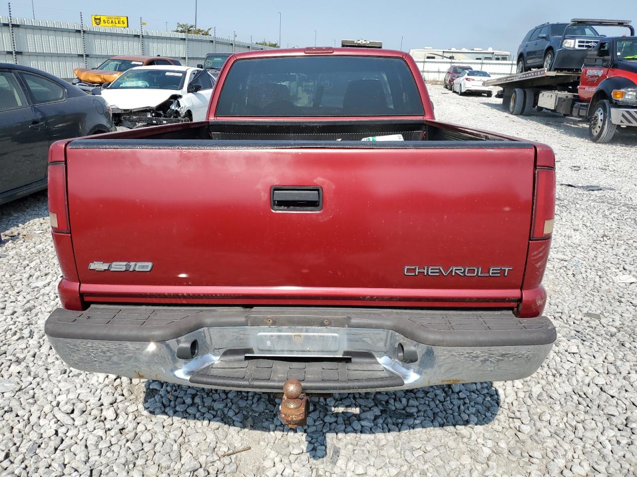 2002 Chevrolet S-10 Pickup VIN 1GCCS19W828231205 Copart auction photo, front end / side damage thumbnail 6