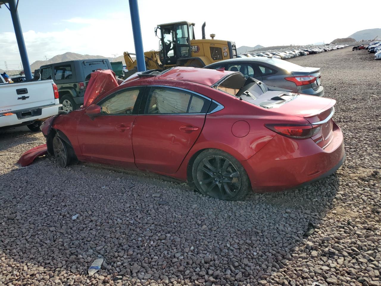 2016 Mazda 6 VIN JM1GJ1W55G1437601 Copart auction photo, all over damage thumbnail 2