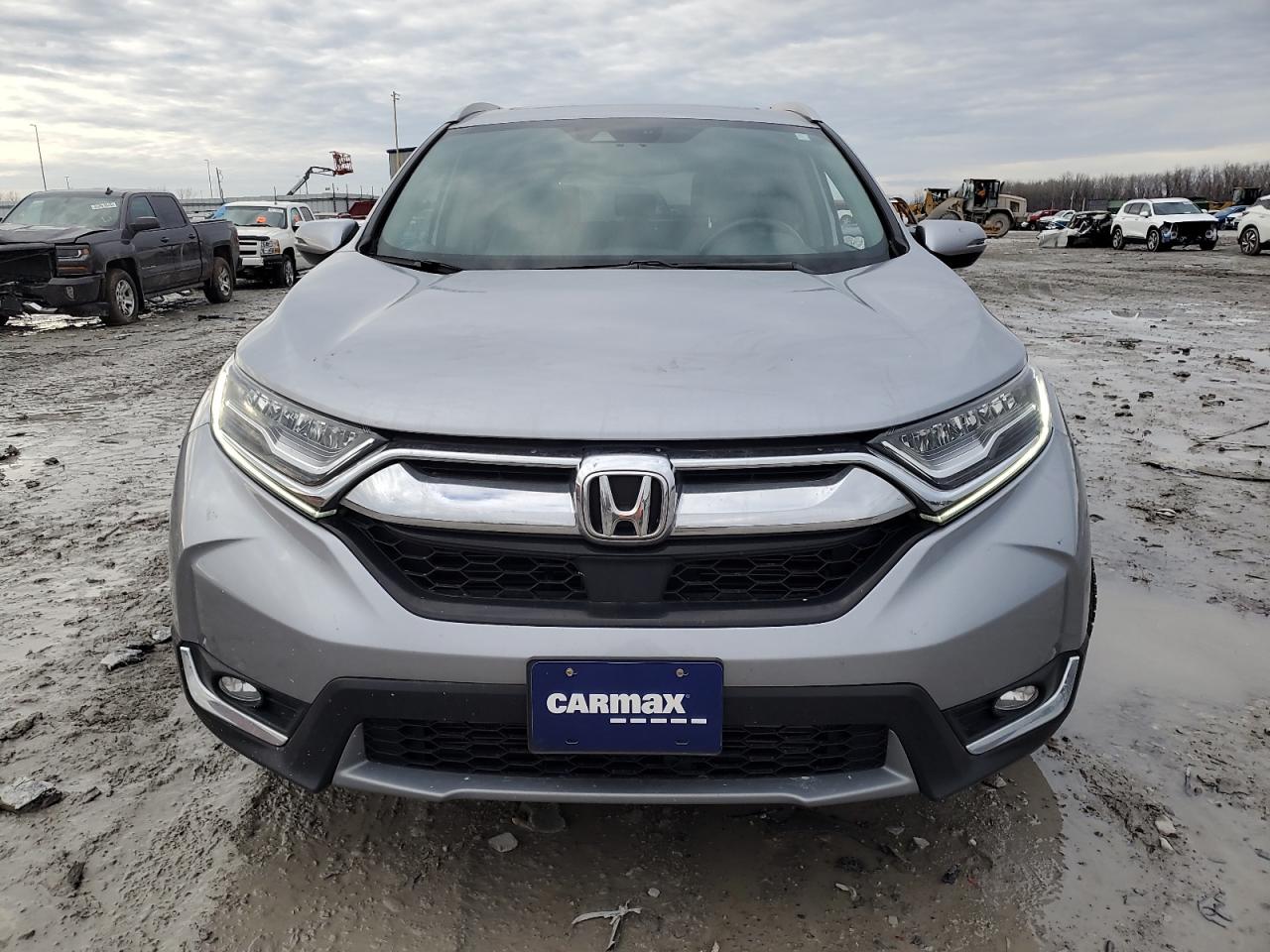 2019 Honda CR-V VIN JHLRW2H9XKX000749 Copart auction photo, side / front end damage thumbnail 5