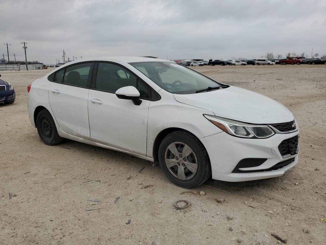 2018 Chevrolet Cruze VIN 1G1BC5SM0J7121559 Copart auction photo, front end / side damage thumbnail 4