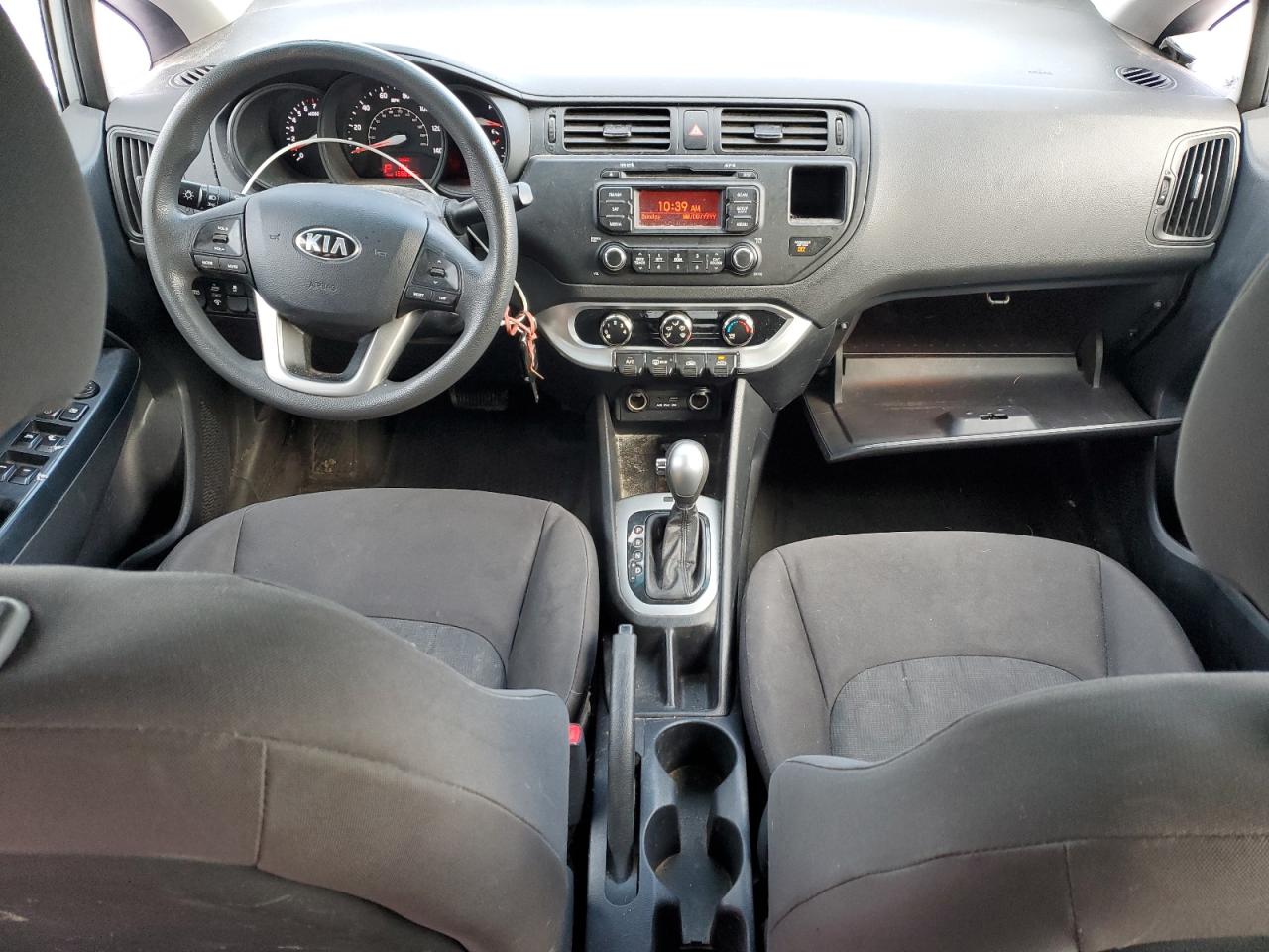 2015 KIA Rio VIN KNADM4A39F6483643 Copart auction photo, rear end damage thumbnail 8
