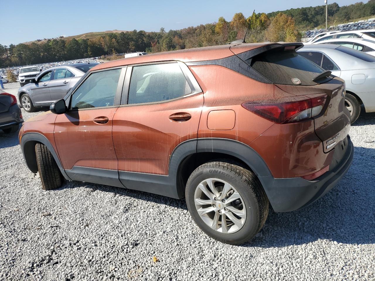 2021 Chevrolet TrailBlazer VIN KL79MMS29MB149595 Copart auction photo, side / undercarriage damage thumbnail 2