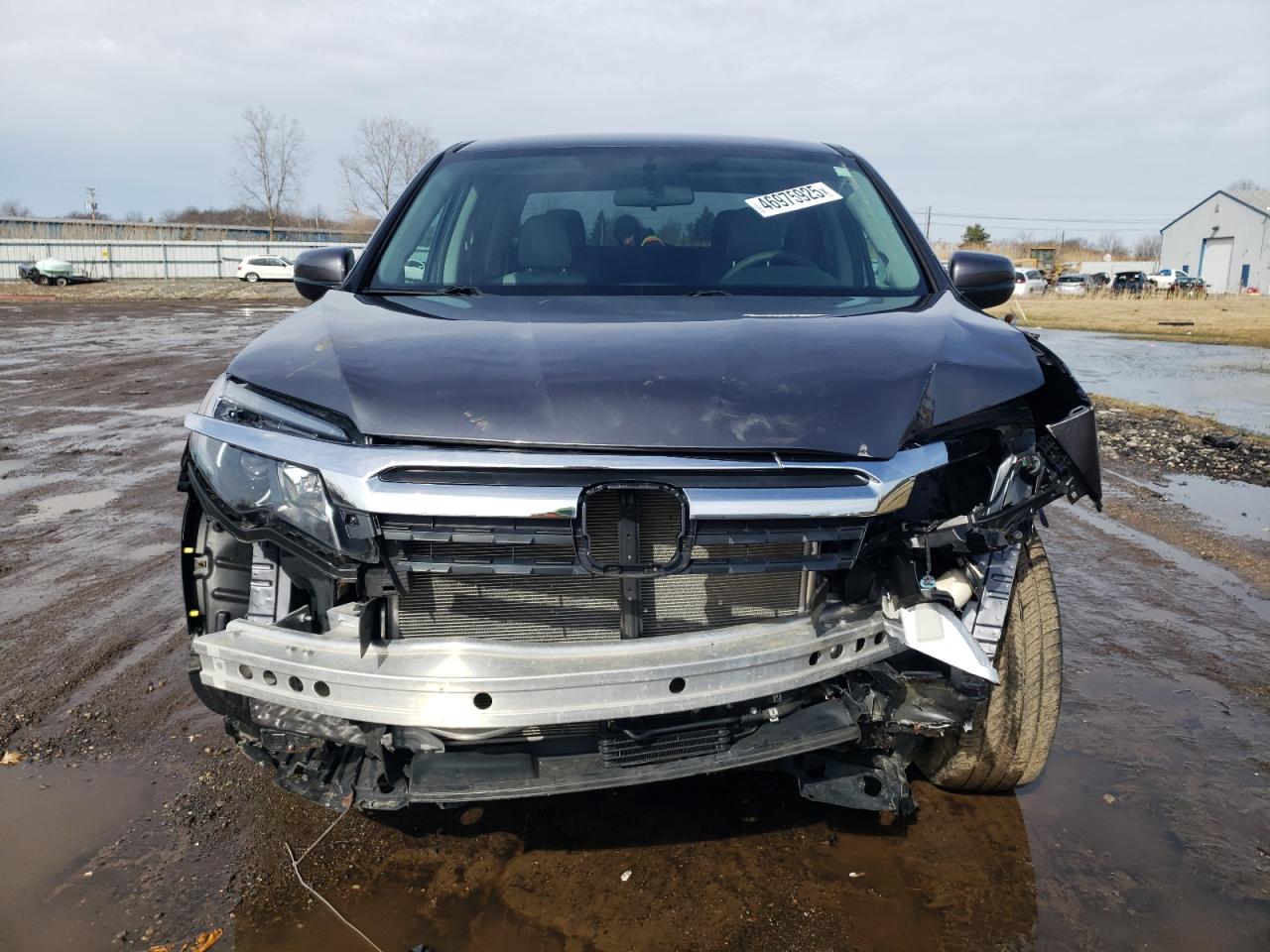 2017 Honda Ridgeline VIN 5FPYK3F40HB038132 Copart auction photo, front end damage thumbnail 5