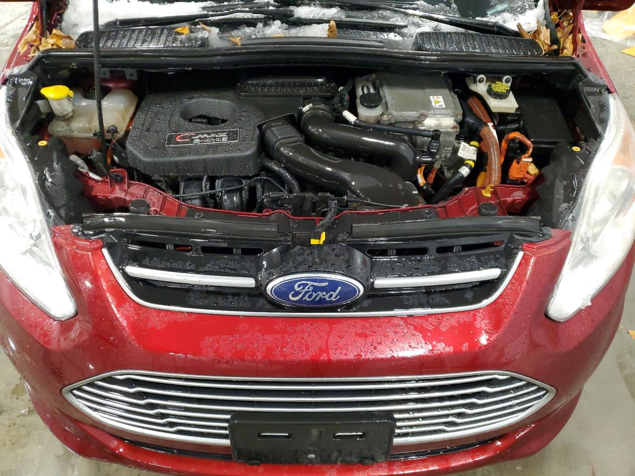 2015 Ford C-MAX VIN 1FADP5CU8FL100918 Copart auction photo, rear end damage thumbnail 12